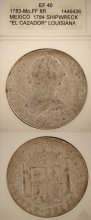 1783 8 Real "El Cazador" ANACS EF 40