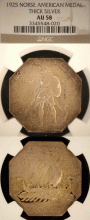 1925 Norse Medal NGC AU 58