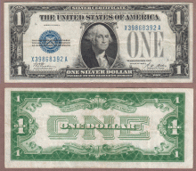 1928-A $1 FR-1601 Funny back Silver Certificate