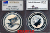 2014-P 1oz Silver Wedge Tailed Eagle PCGS MS-69 Australia