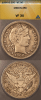 1900-S 25c ANACS VF 30