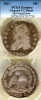 1821 10c Small Date US large size silver dime PCGS Very Good