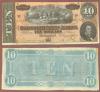 T-68 $10 1864 Confederate Currency