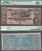 T-68 $10 1864 collectable Confederate paper money