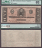 T-71 $1 1864 Confederate currency PMG CU 63 r