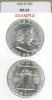 1962-D 50c US Franklin silver half dollar NGC MS 65