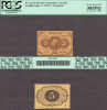 FR-1230 5 Cents First Issue "Eliasberg Collection" PCGS AU 58 PPQ