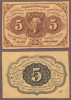 FR-1230 5 Cents First Issue US Fractional currency