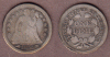 1853 Half Dime Arrows 