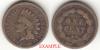 1859 1c Indian Cent