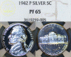 1942 5 Cent NGC PROOF 65 Type-2 Silver