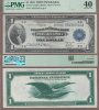 1918 $1.00 FR-717 Philadelphia PMG EF 40