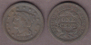 1849 1c US Braided Hair Large Cent 