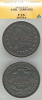 1810 10 over 09 Large Cent ANACS F-15