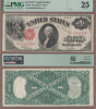 1917 $1.00 FR-39 US Large Size legal tender note, PMG-25