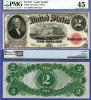 1917 $2.00 FR-60 US large size legal tender red seal note