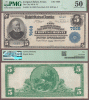 1902 $5.00 FR-598 Corpus Christi Texas Charter 7668 PMG About Uncirculated 50
