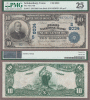1902 Date Back $10.00 FR-617 "Schulenburg Texas" Charter 8034 PMG VF 25