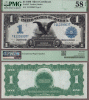 1899 $1.00 FR-233 US large size silver certificate PMG Choice About Uncirculated 58 EPQ