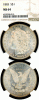 1883 $ US Morgan silver dollar PCGS MS 64
