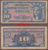 Series 591 .10 Cent US military payment certificate