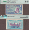 Series 661 1.00 Dollar US Military payment certificate PMG CU 64EPQ