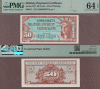 Series 591 .50 Cent PMG Choice CU 64 EPQ