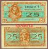 Series 521 25 Cent US military payment certificates