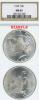 1923 $ Peace silver dollar