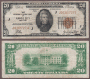 1929 $20 FR-1870-J Kansas City us SMALL SIZE FEDERAL RESERVE BANK NOTE