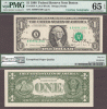1988 - $1 FR 1914-A Dual Courtesy Autographed