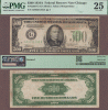 1934-A $500 FR-2202-G PMG Very Fine 25
