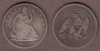 1860-O 50c No Motto Seated Liberty silver half dollar