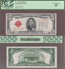 1928-E $5 FR-1530* "Star" Replacement note PMG-45