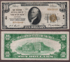 Wisconsin Milwaukee 1929 $10.00 Type 1 FR-1801-1 Charter 64