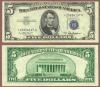 1953-A $5 FR-1656* STAR note silver certificate