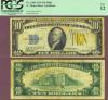 1934 $10 FR-2308 MULE! North Africa PCGS Fine 12