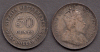 1907 50 Cents Straits Settlrment collectable silver coins